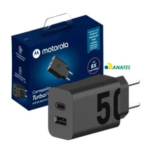 Carregador Motorola Turbo Power Duo 50