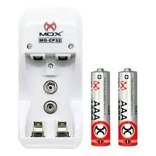 Carregador de pilhas Mox MO-CP32