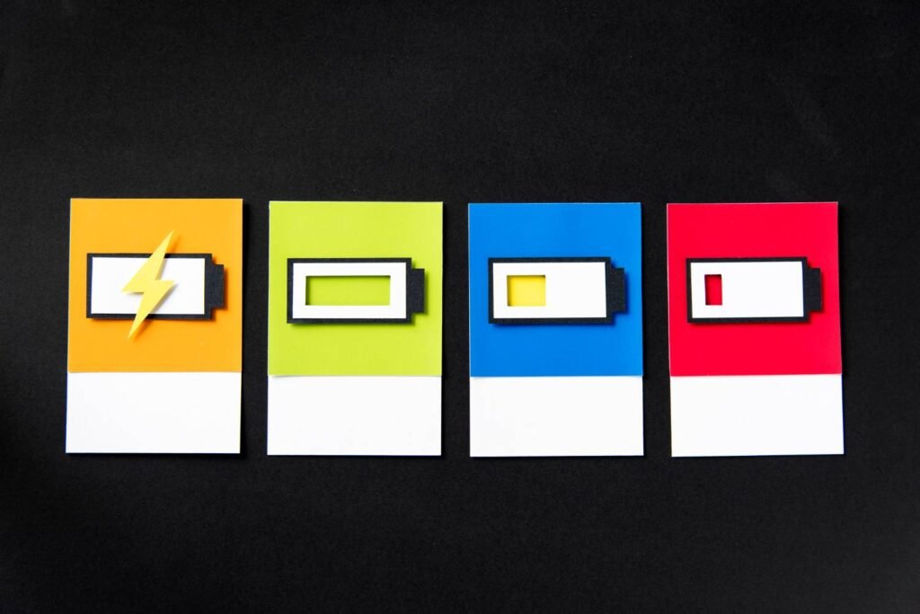 Celulares Samsung 6000mAh: ilustração baterias.