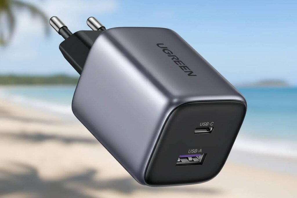 Portabilidade carregador ugreen 35W