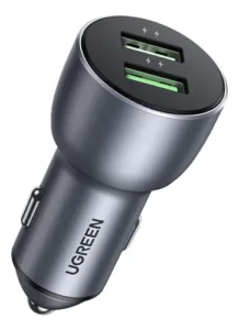 Carregador veicular UGREEN QC3.0 36W Dual USB